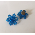 Blue vintage earrings